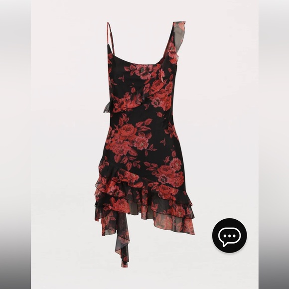 Peppermayo - Love You Mesh Minidress (Midnight Rosa) - Picture 3 of 5